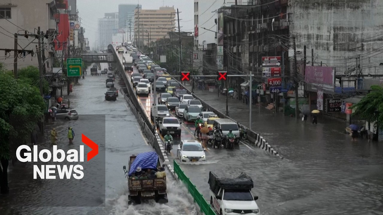 “I was shocked”: Widespread flooding hits Bangkok after 24 hours of rain
