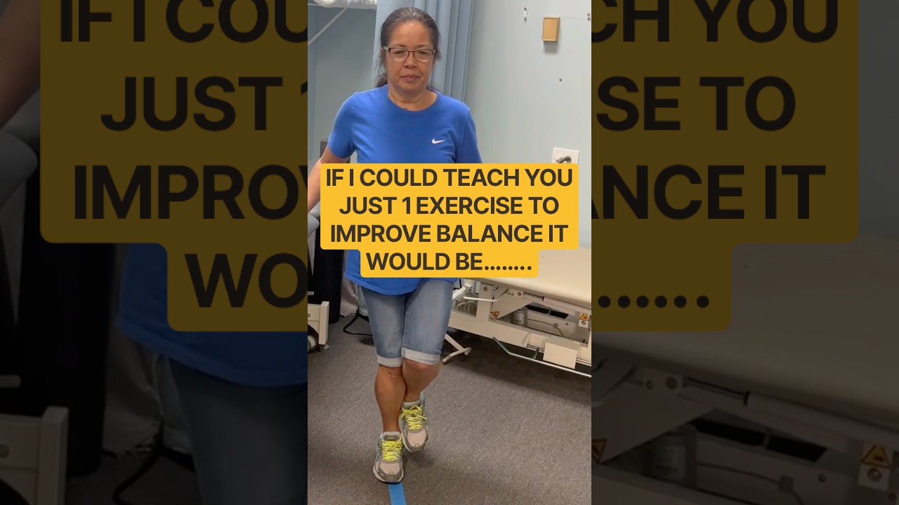 If I could teach you just 1 single exercise to improve your balance as a senior, it would be….