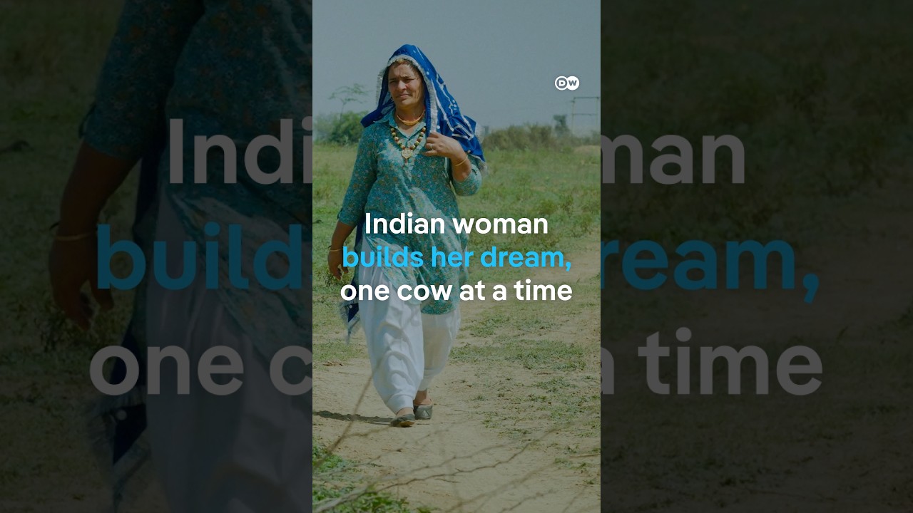 Indian woman builds her dream, one cow at a time | DW News