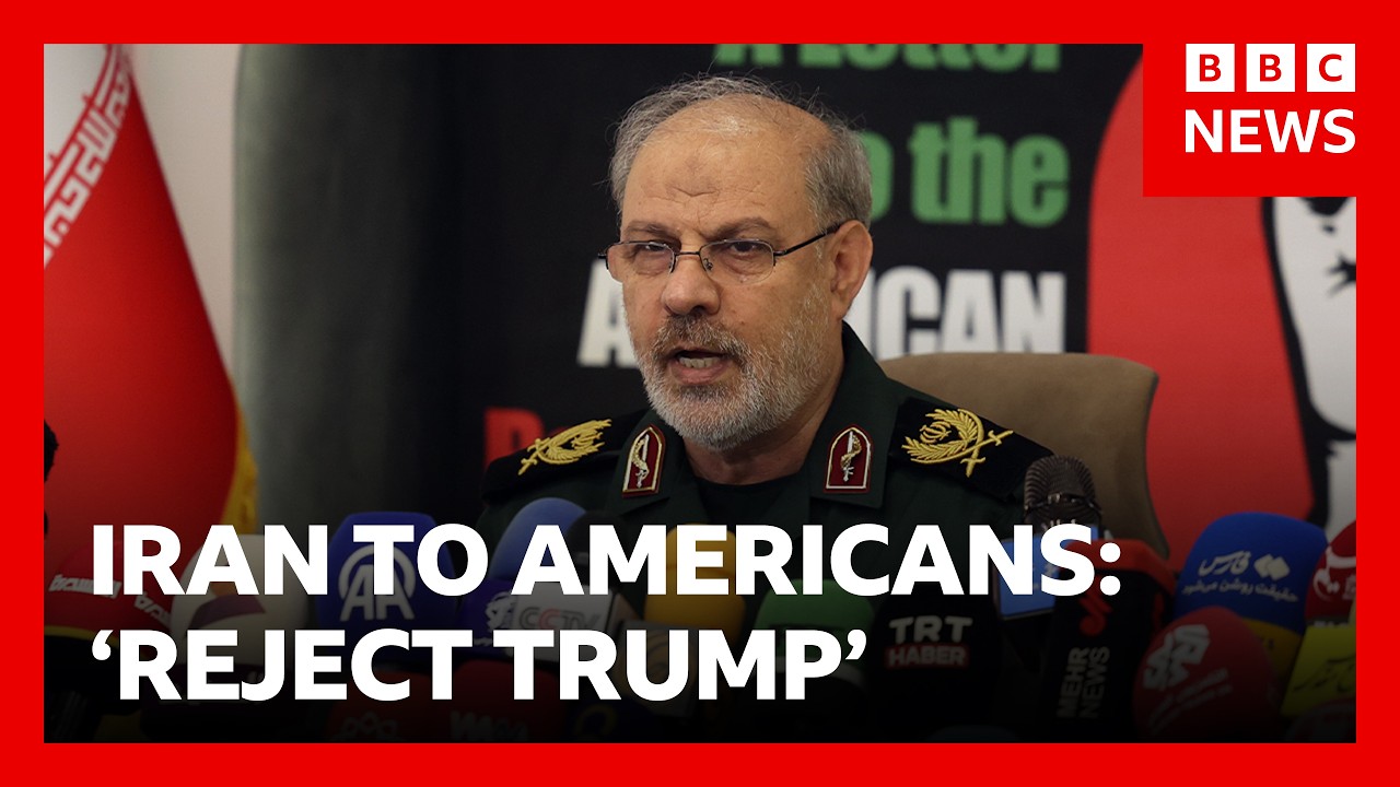 Iran’s Revolutionary Guards encourage Americans to reject Donald Trump’s policies | BBC News