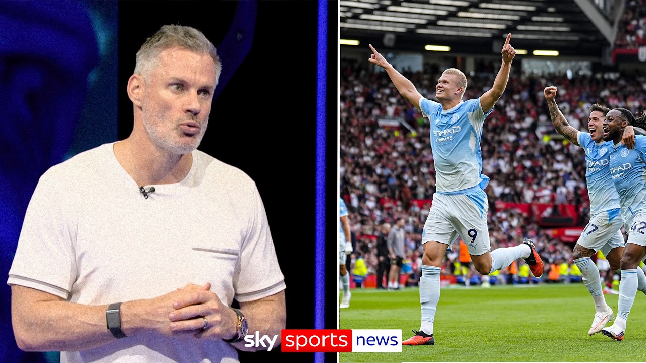 “It’s a bad one for them to get wrong” Jamie Carragher on Phil Foden red card & Haaland goal