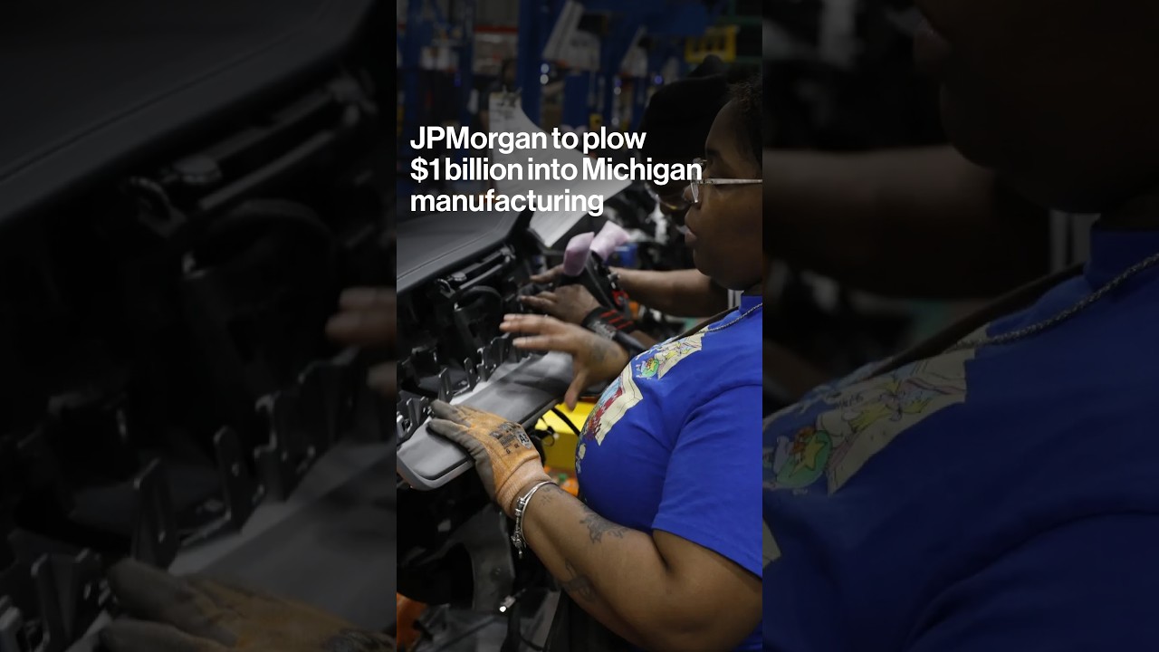 JPMorgan to plow $1 billion into Michigan manufacturing