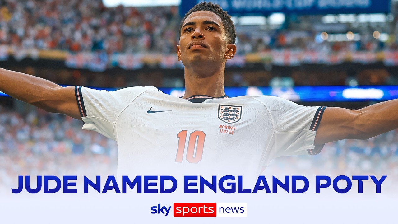 Jude Bellingham named England Men’s Player of the Year