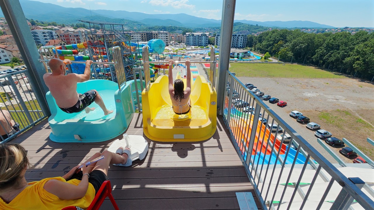 Kamikaze Water Slide at Aqua Park Raj 🇷🇸