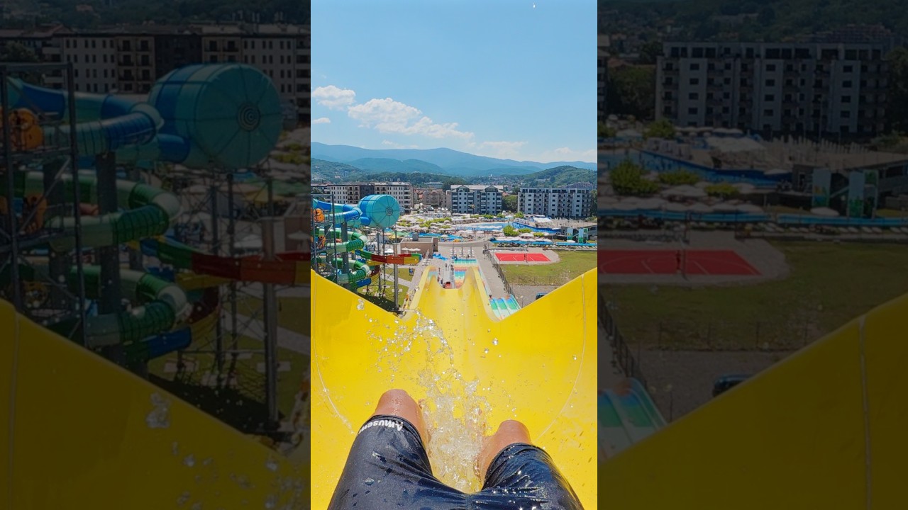 Kamikaze Water Slide at Aqua Park Raj 🇷🇸