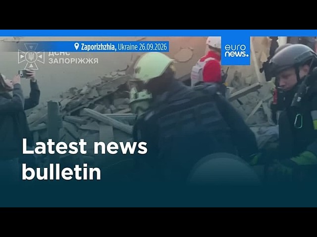 Latest news bulletin | September 26th, 2026 – Evening