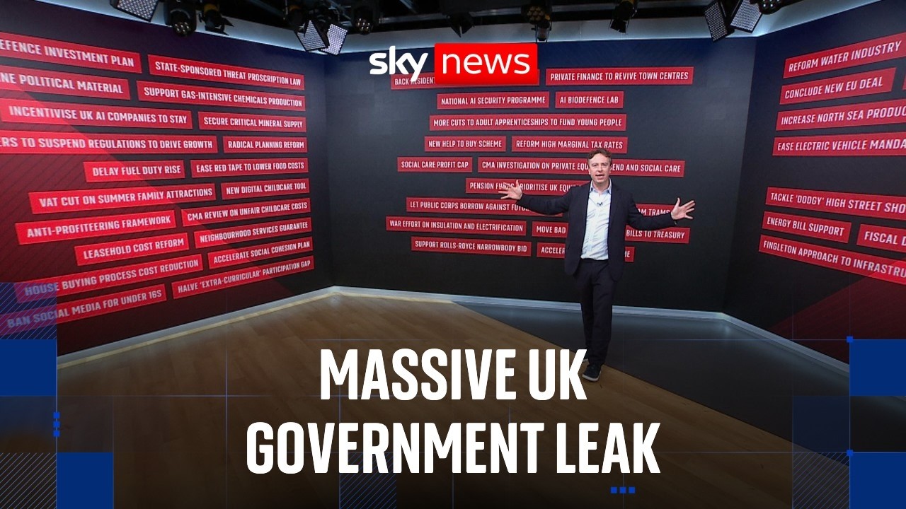 Leaked ‘sensitive’ document reveals Downing Street plans