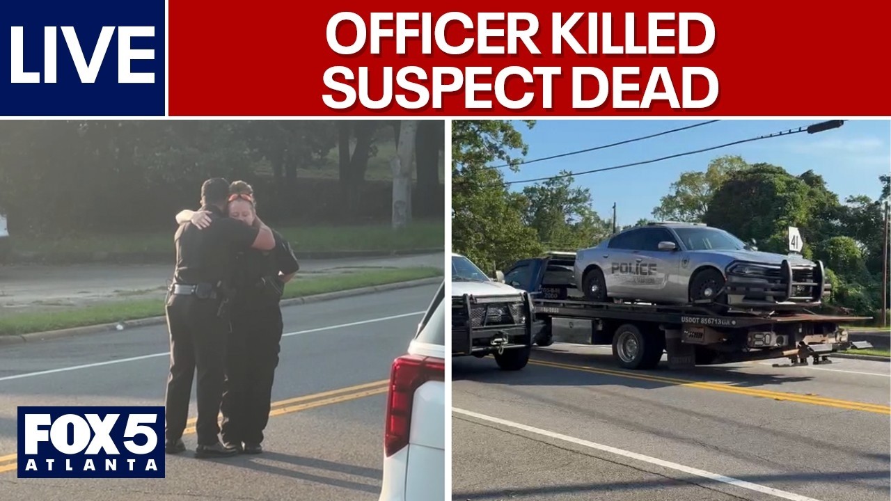 LIVE | Manhunt underway for suspect after officer killed & barricaded gunman found dead