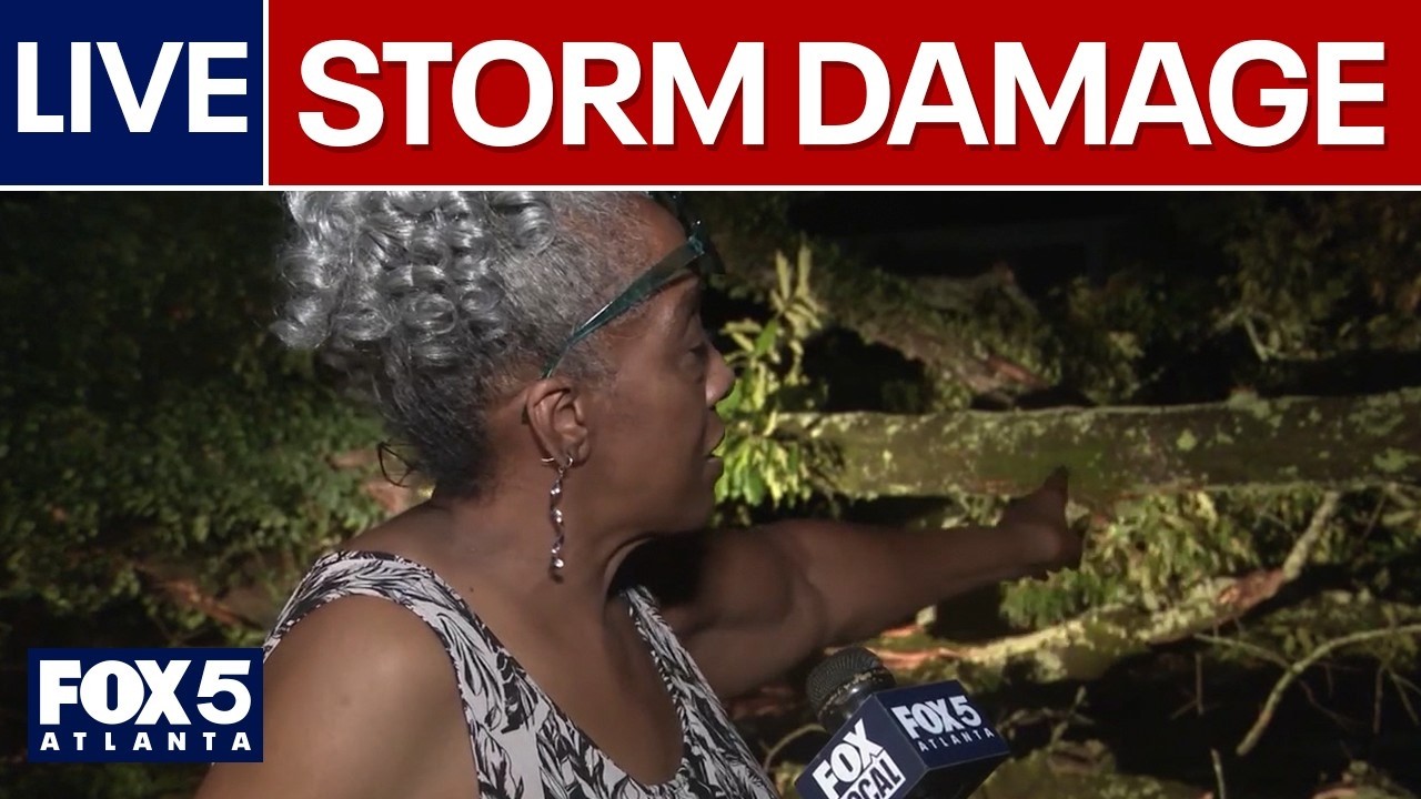 LIVE | Power outages, uprooted trees, and major damage after storms in metro Atlanta