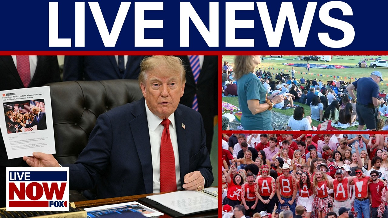 LIVE: Trump US-Iran war latest, Plano balloon festival, College kickoff now & more