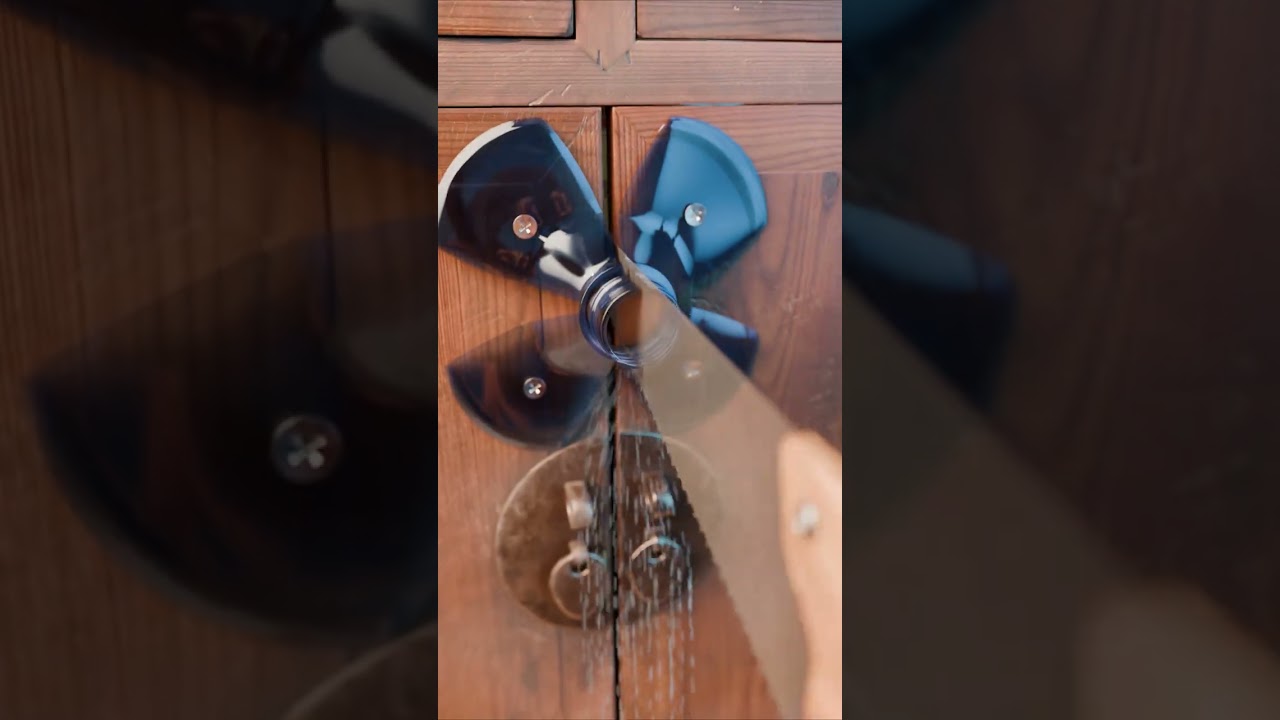 Locking Cabinet Doors With A Bottle Cap 😮