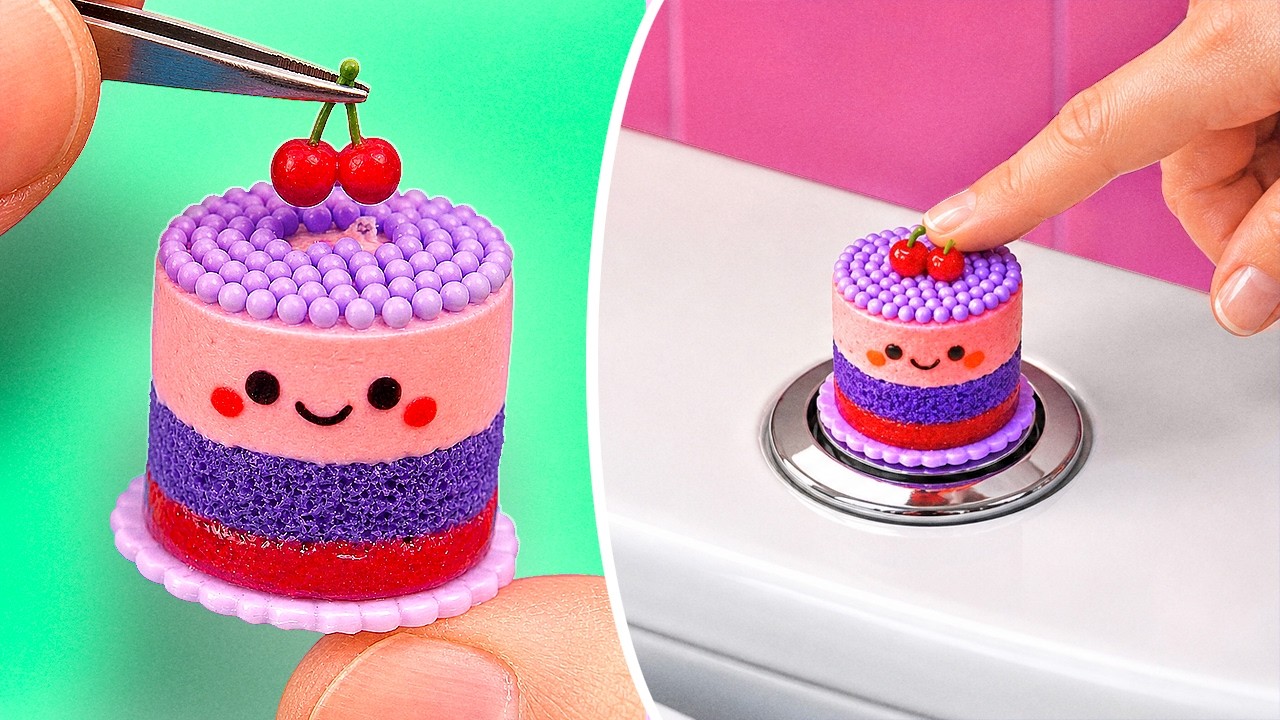 💚🧁 MAKE COOL CRAFTS WITH POLYMER CLAY AND EPOXY RESIN 😍🌈