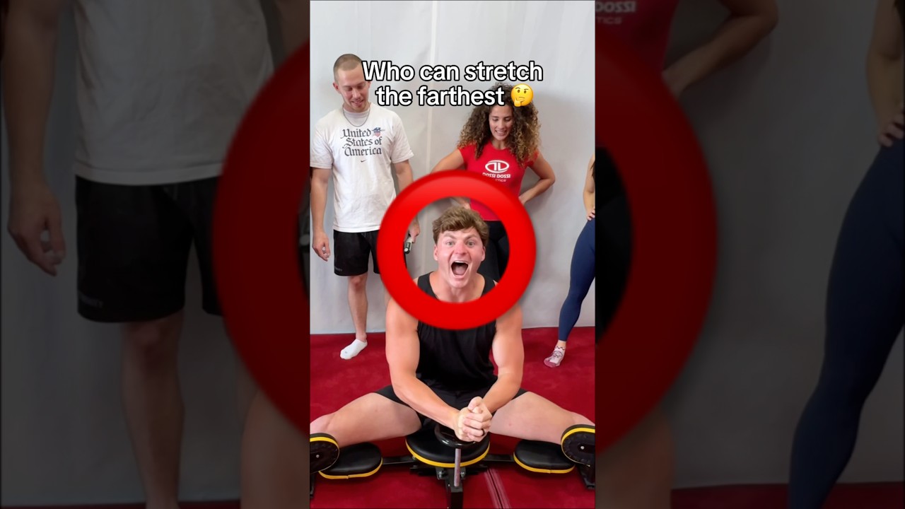 Male vs Female flexibility contest 🤯#gymnastics #olympics #sports #gymnast #olympic