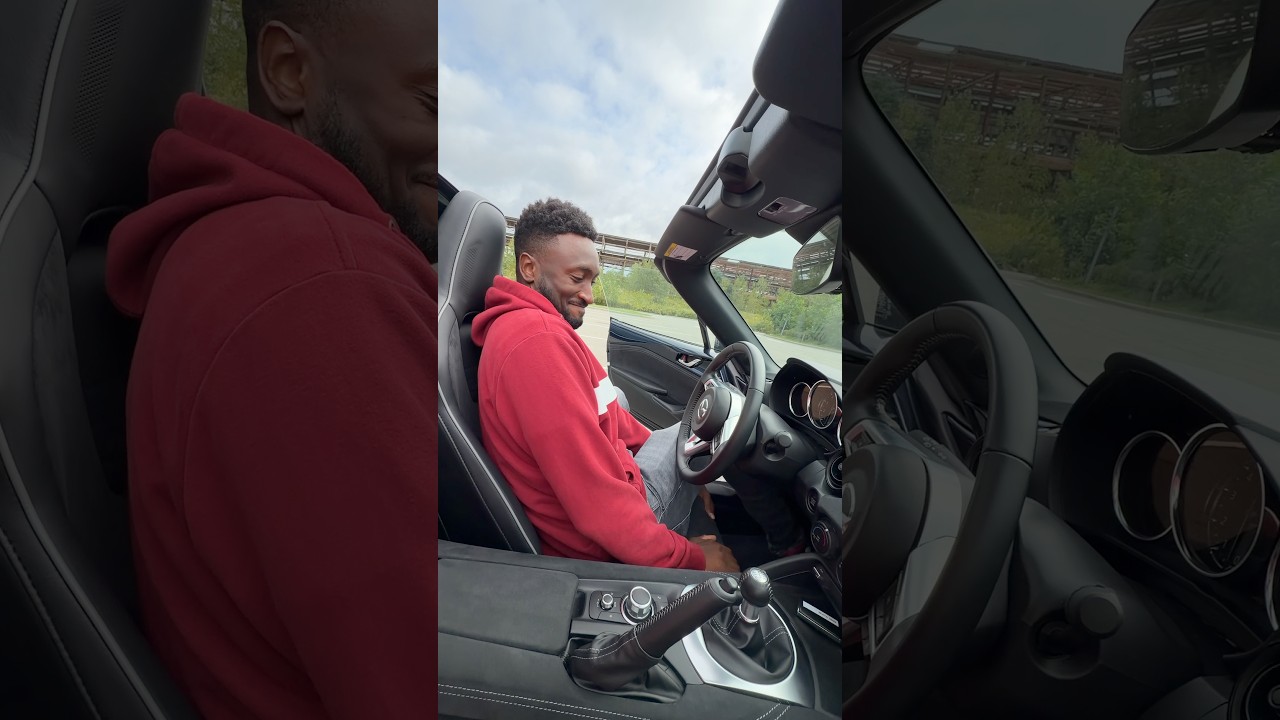Marques Finally Learns to Drive a Manual