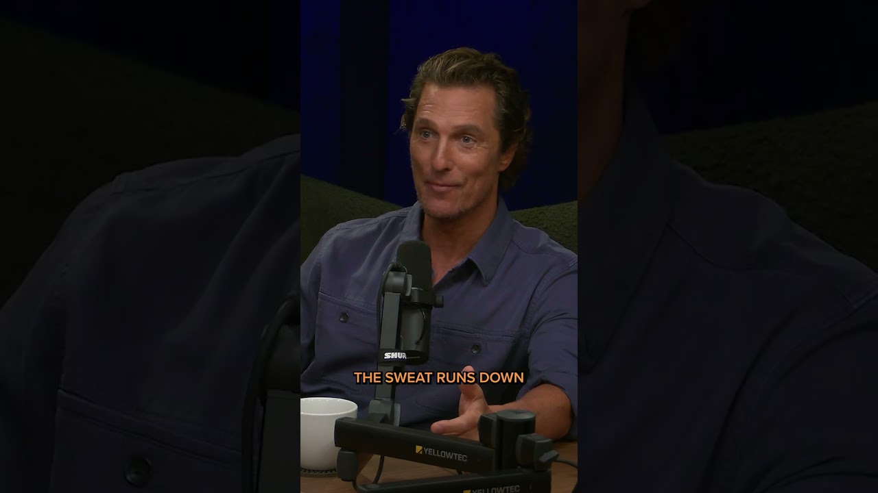 Matthew McConaughey’s embarrassing acting story. #podcast #comedy