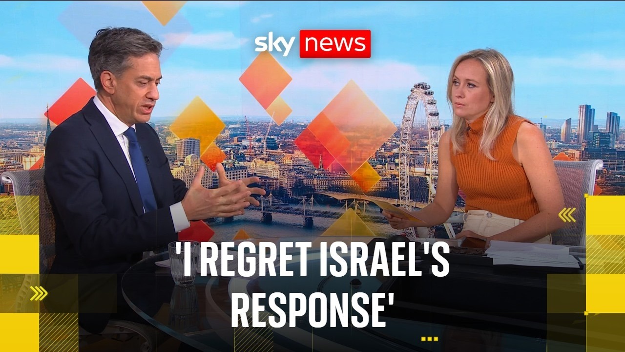 Miliband ‘regrets’ Israel’s response to sanctions – but insists ‘it was the right thing to do’