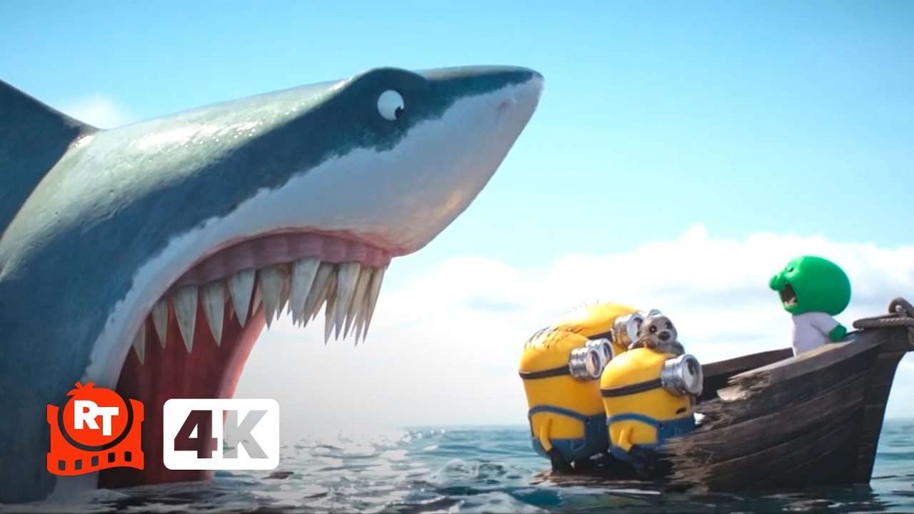 Minions & Monsters (2026) 4K – Jaws vs. Minions (7/11) | Movieclips