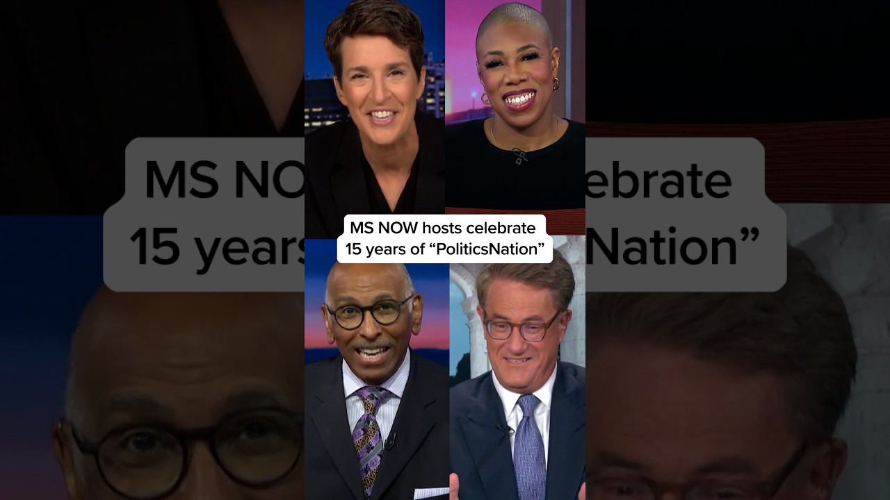 MS NOW hosts celebrate 15 years of “PoliticsNation”