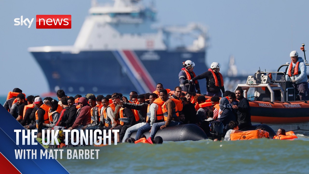 New tactics used to get illegal migrants across the channel | The UK Tonight with Matt Barbet