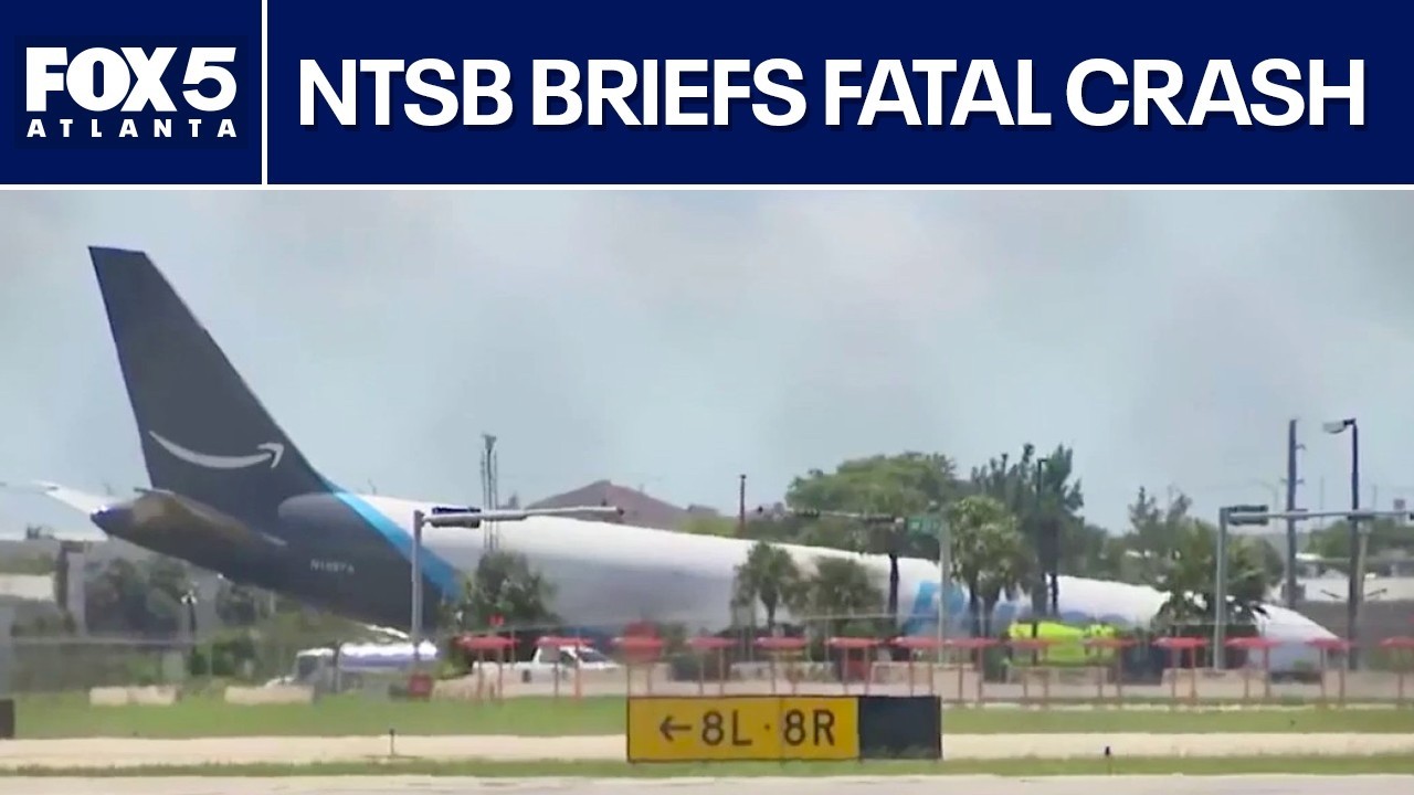 NTSB updates probe into deadly Miami Amazon plane crash | FOX 5 News