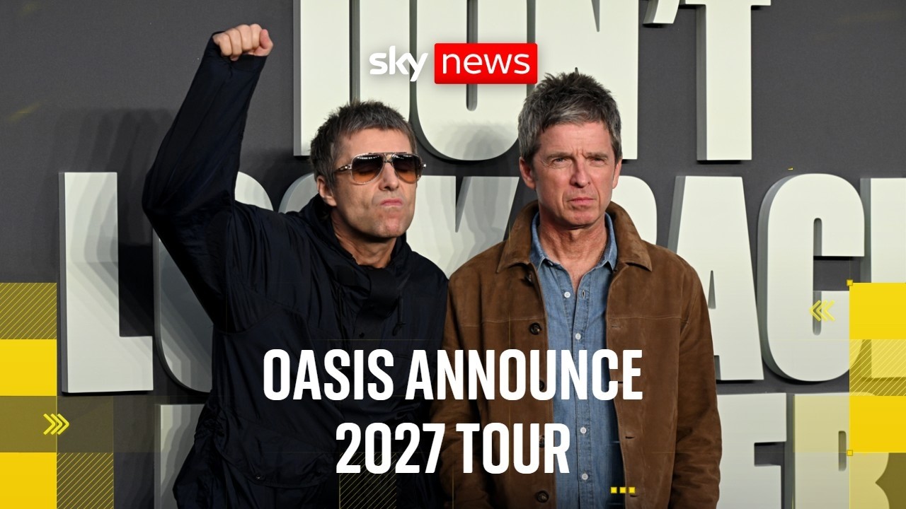 Oasis announce huge 2027 tour including four Knebworth dates