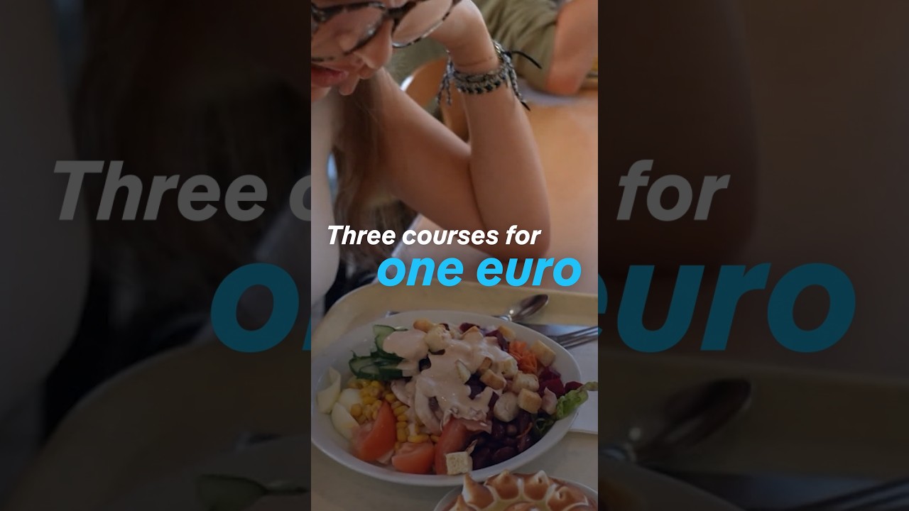 One-Euro Meal Deals in France’s university cafeterias | DW News