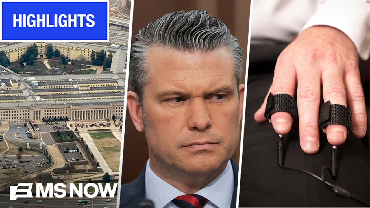 Pentagon POLYGRAPHS and PURGES: Hegseth faces criticism over leadership | MS NOW Highlights