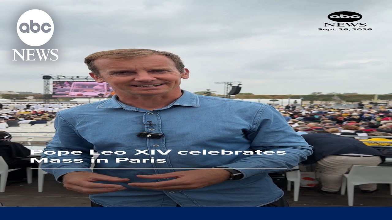 Pope Leo XIV celebrates Mass in Paris