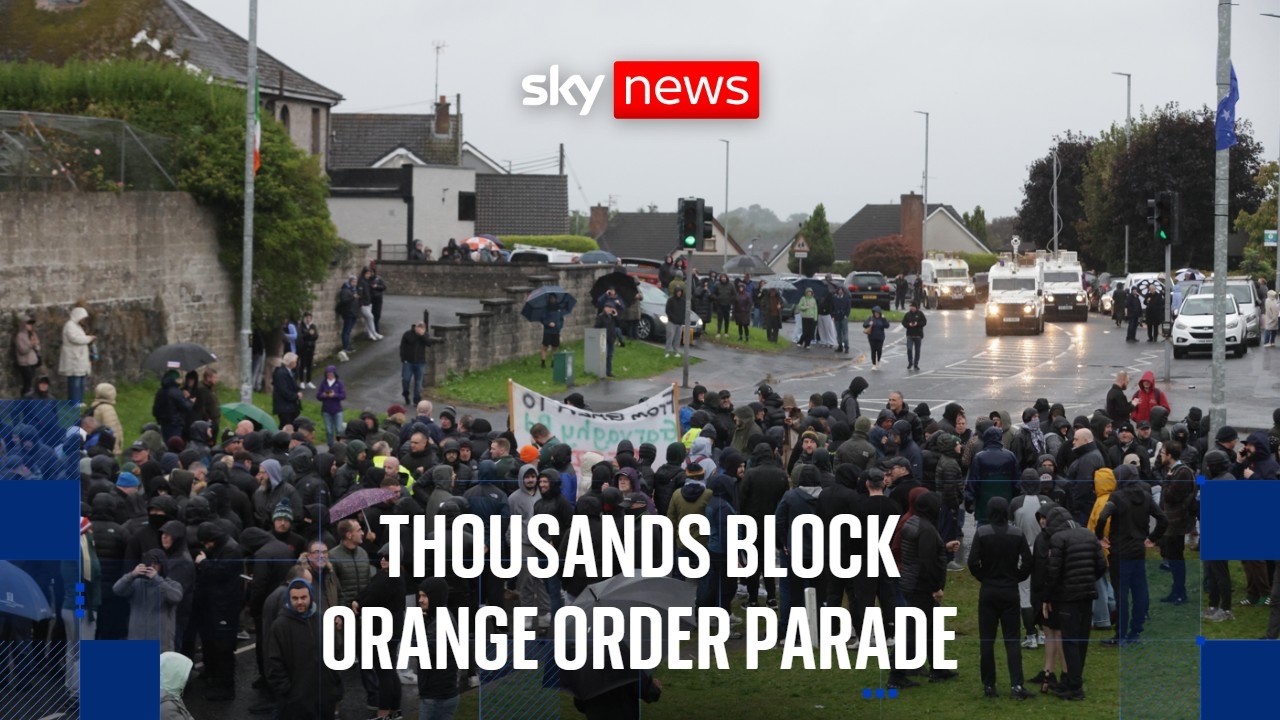 Portadown standoff: Orange Order parade blocked