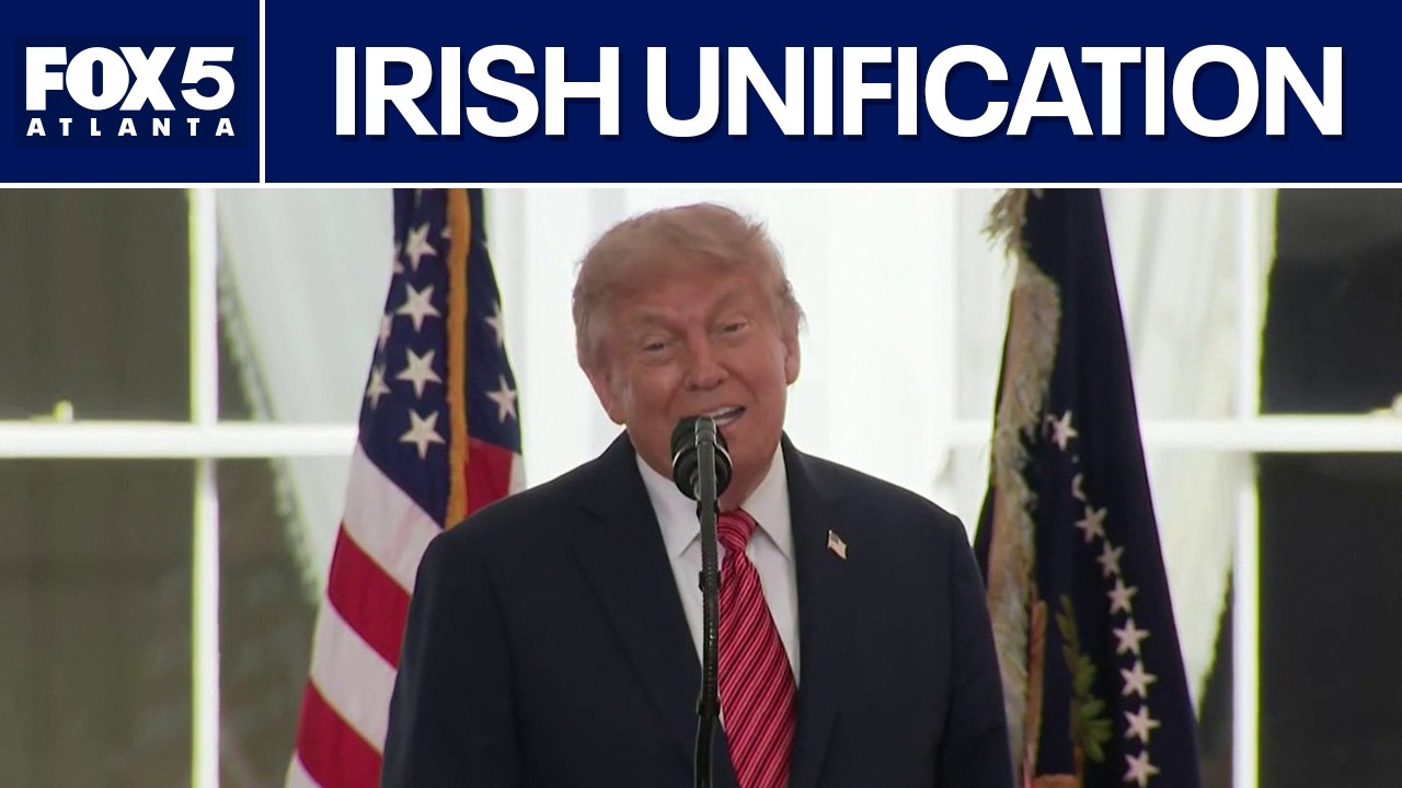 President Trump hopes for unification in Ireland address | FOX 5 News