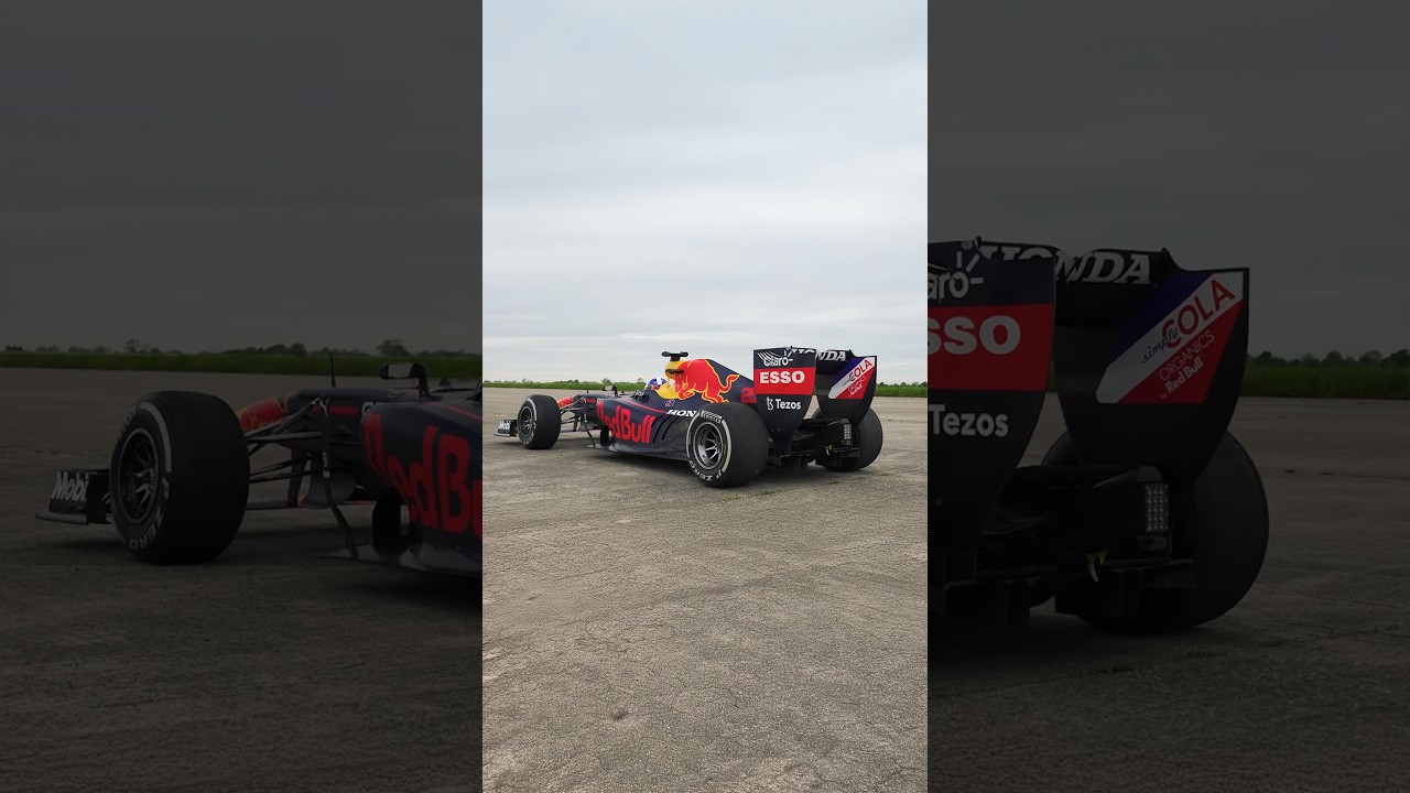 Red Bull RB7 F1 car vs Bugatti Chiron 😱🔥