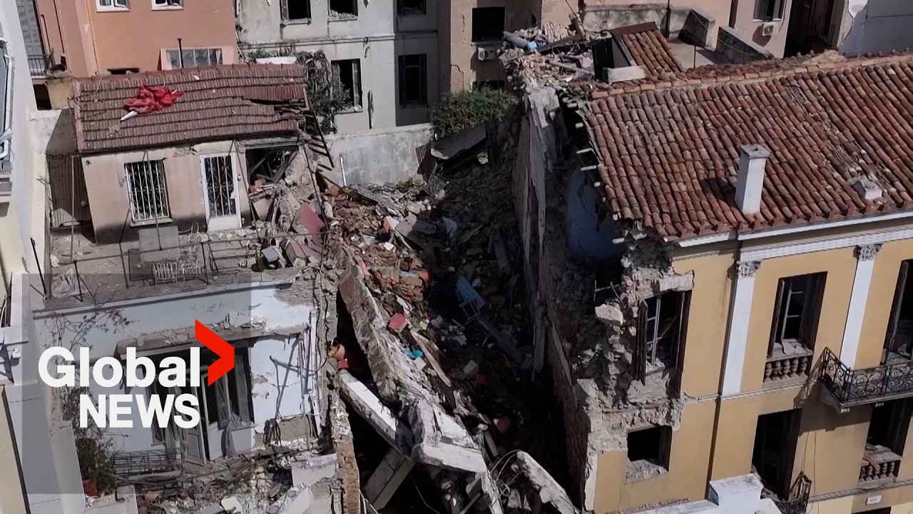 Residential building explodes in Greece, at least 3 injured as search for victims continues