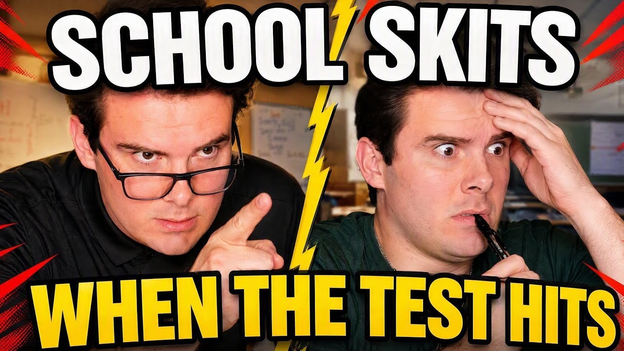 School Skits – When The Test Hits!! | Compilation