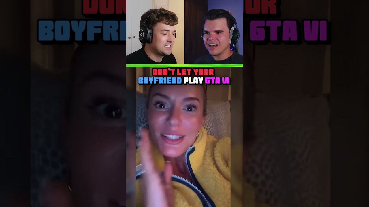 She Wont Let Her BF Play GTA 6 🤣🤣