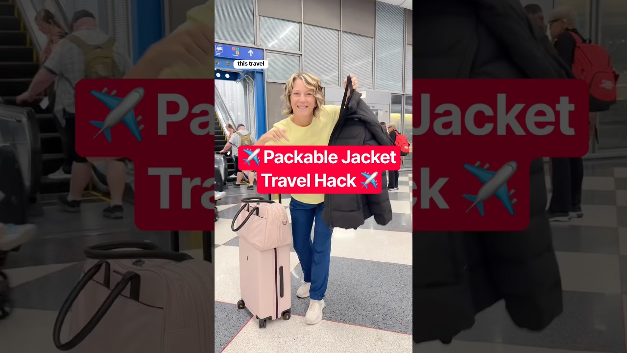 Stagnant Air Flow Travel Hack With My Jacket #travelhack