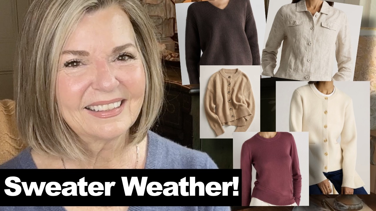 Sweater Weather! Fall Fashion Over 50 Over 60
