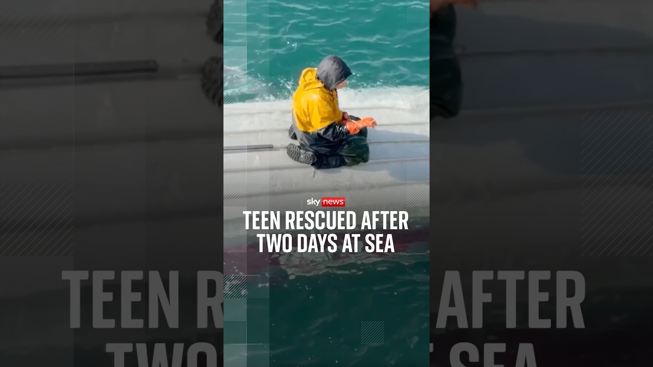 Teen rescued after two days at sea