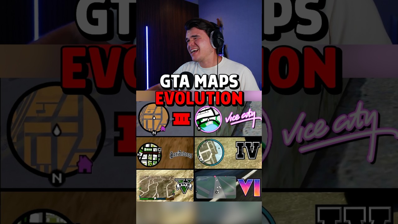 The EVOLUTION of GTA MAPS