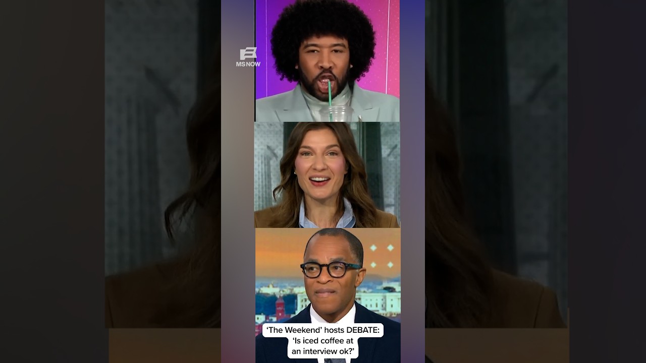 “The Weekend’ hosts DEBATE: ‘Is iced coffee at an interview ok?’