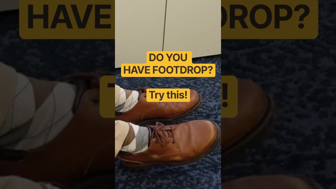 This exercise will help seniors strengthen the muscles in your feet to reduce foot drop