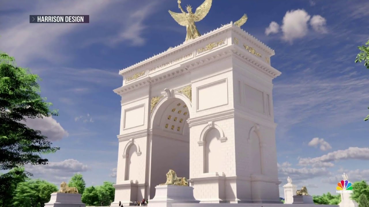 Trump announces new plan for D.C. arch