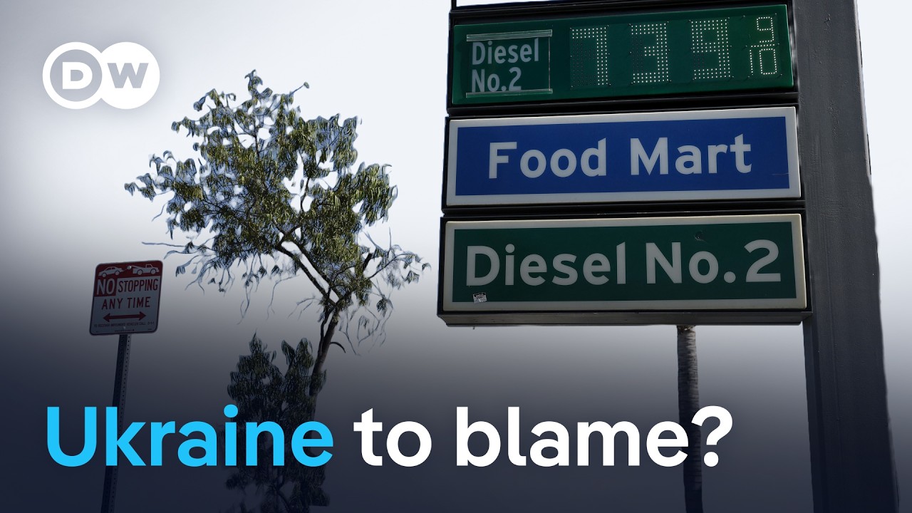 Trump blames Ukraine for record US diesel prices. Is he right? | DW News