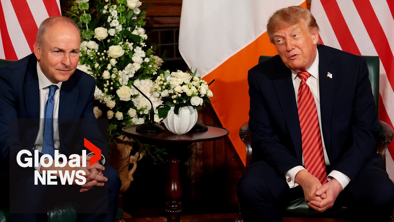 Trump says he would “love” to see Ireland unified