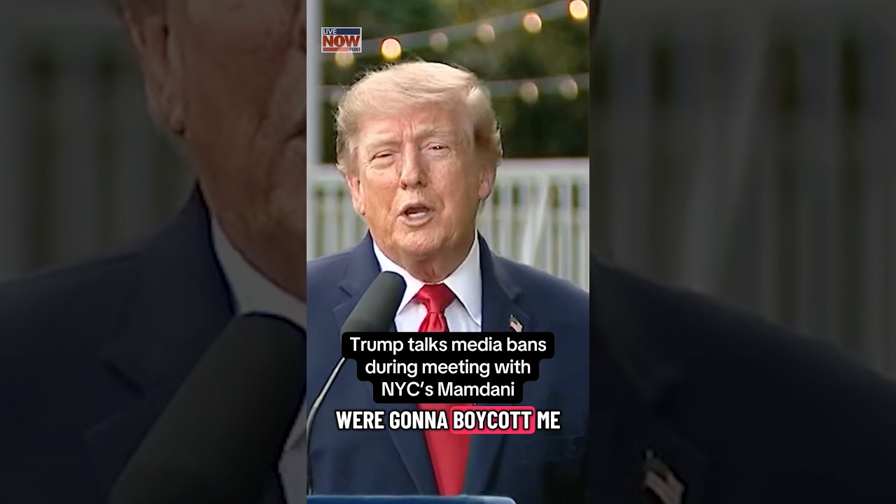 Trump speaks with NYC’s Mamdani