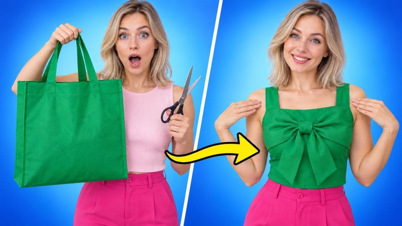 Turn Anything into Some AMAZING OUTFIT with These DIYs
