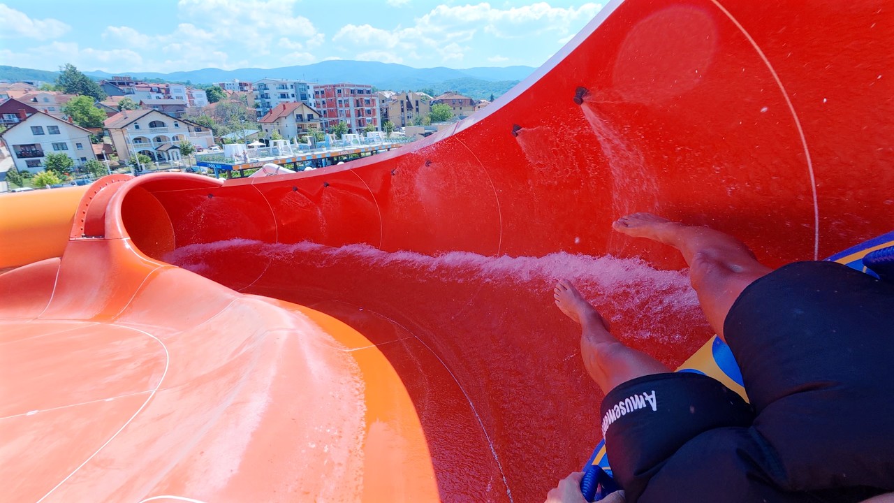 Twister Water Slide at Aqua Park Raj 🇷🇸