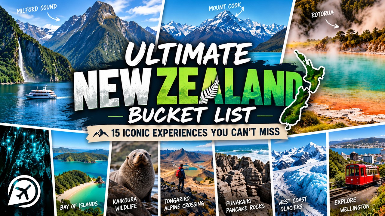 Ultimate New Zealand Bucket List: 15 Iconic Experiences You Can’t Miss