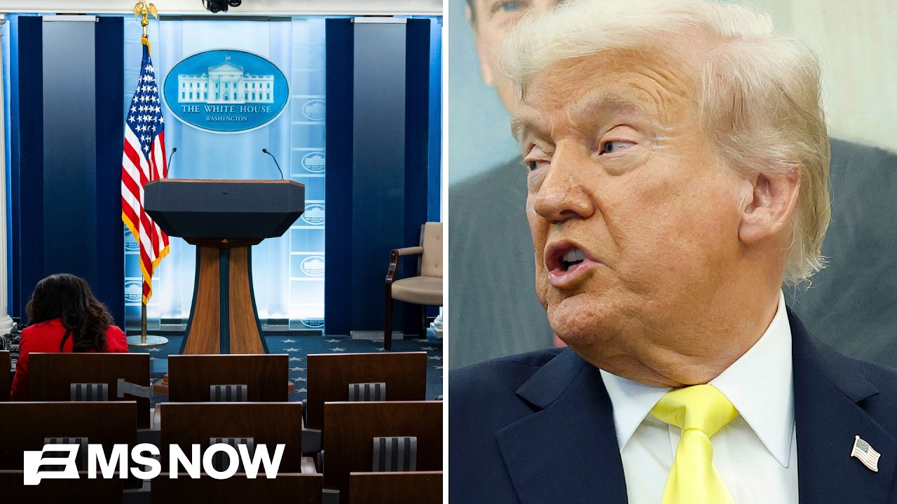 ‘UNDEMOCRATIC’ and ‘SHOCKING’: Legal expert SHREDS Trump’s press ban as outlets file lawsuit
