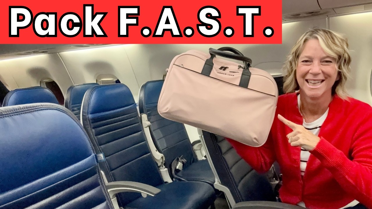 Underseat Packing Hack: The Ultimate Personal Item Organization Cheatsheet #traveltips