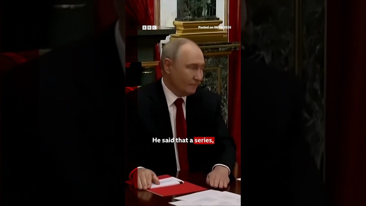 ‘Vladimir Putin believes any peace should be on Russia’s terms’. #US #Russia #BBCNews